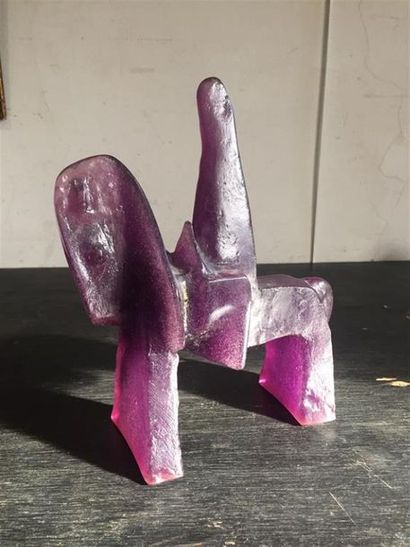 Claude WETZSTEIN (1920) pour DAUM FRANCE.
Parcifal.
Sculpture...