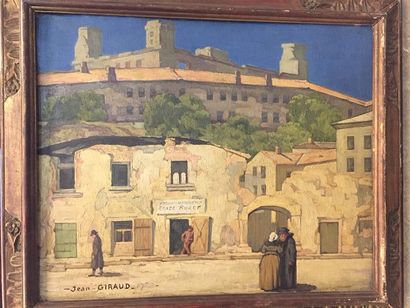 Jean Blaise GIRAUD.
Ghetto à Bratislava.
Huile...