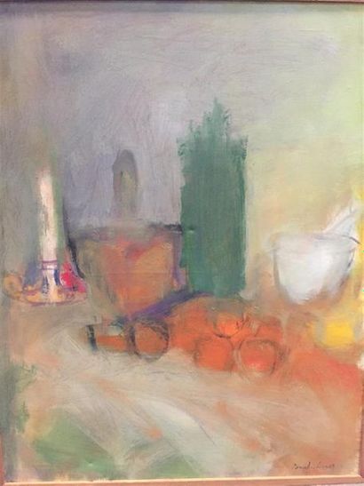 Pierre HUMBERT (né en 1929).
Nature morte.
Huile...