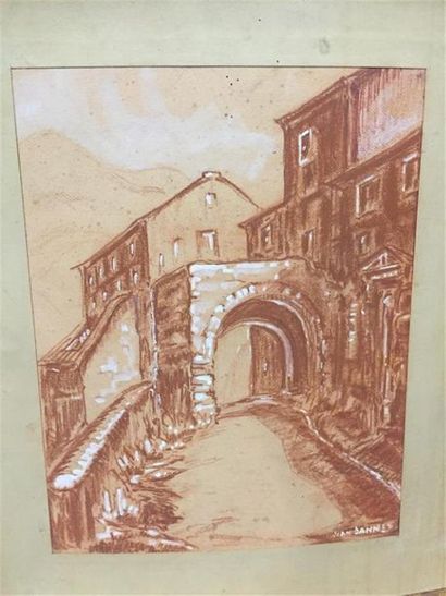 Jean DANNET (1912-1997).
Porte d'entrée un...