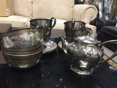 [Métal argenté]. Petit lot de métal argenté...