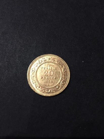 1 x 20 francs tunisie, 1898, lettre A. 
Poids....