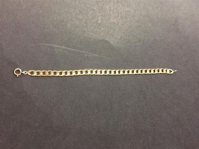 BRACELET en or jaune 750 millièmes, à mailles...