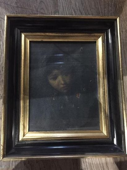 Ecole FRANCAISE du XIXe siècle.
Portrait...