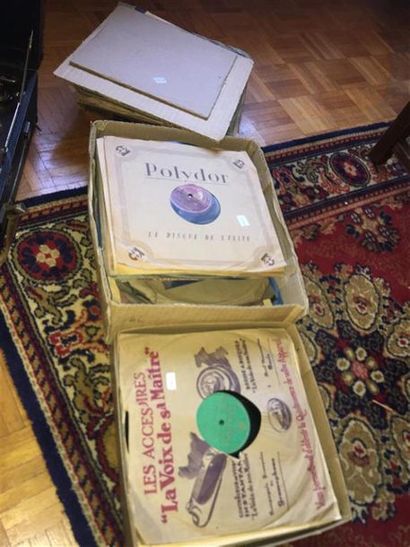 Un gramophone la voix de son maître dans...