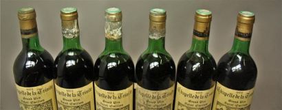 6 bouteilles CHAPELLE DE LA TRINITÉ - St....