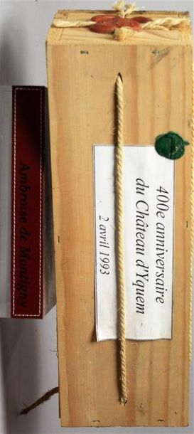 1 bouteille CHÂTEAU D'YQUEM - 1er GC supérieur...