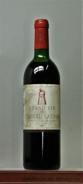 1 bouteille CHÂTEAU LATOUR - 1er GCC Pauillac...