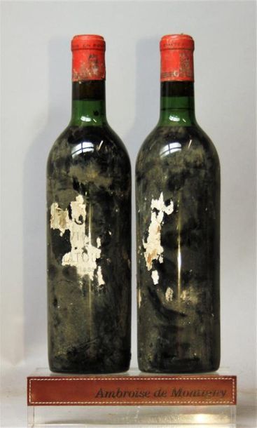 2 bouteilles CHÂTEAU LATOUR - 1er GCC Pauillac...