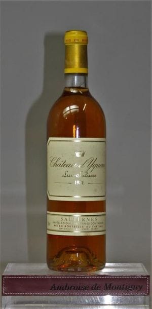 1 bouteille CHÂTEAU D'YQUEM - 1er GC supérieur...