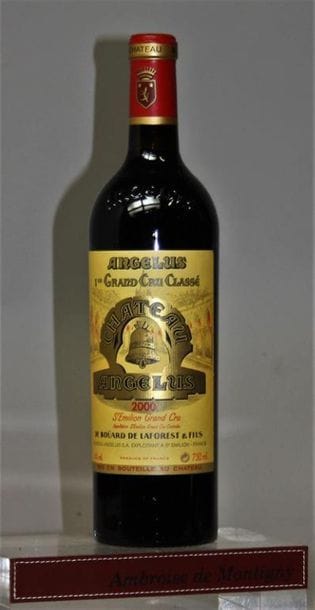 1 bouteille CHÂTEAU ANGÉLUS - 1er GCC St....