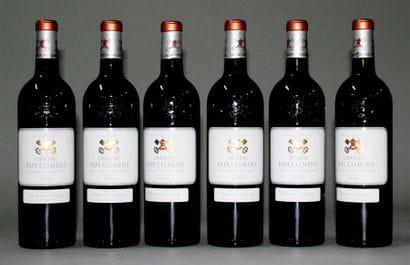 6 Bouteilles Château PAPE CLEMENT GC. Pessac...