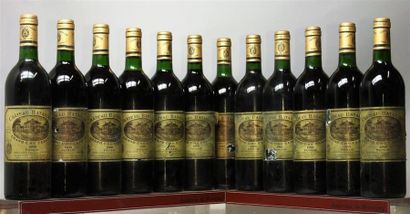 12 bouteilles CHÂTEAU BATAILLEY - 5é GCC...