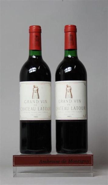 2 bouteilles CHÂTEAU LATOUR - 1er GCC Pauillac...