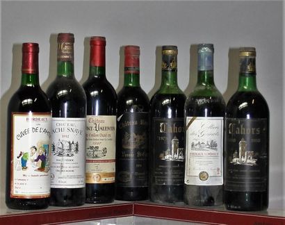 LOT DE 31 BOUTEILLES VINS ROUGES DE BORDEAUX...