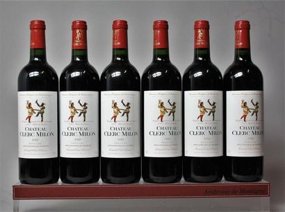 6 bouteilles CHÂTEAU CLERC MILON - 5é GCC...