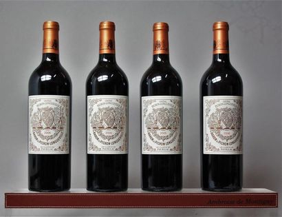 4 bouteilles CHÂTEAU PICHON BARON LONGUEVILLE...
