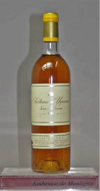 1 bouteille CHÂTEAU D'YQUEM - 1er GC supérieur...