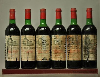 6 bouteilles CHÂTEAU PEYREAU - St. Emilion...