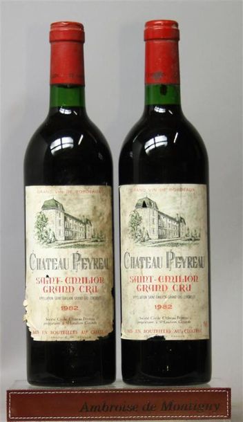 2 bouteilles CHÂTEAU PEYREAU - St. Emilion...