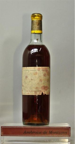 1 bouteille CHÂTEAU D'YQUEM - 1er GC supérieur...