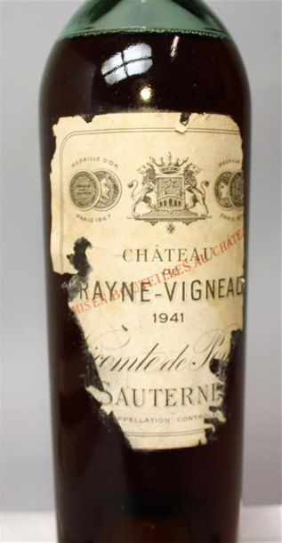 1 bouteille CHÂTEAU RAYNE VIGNEAU - 1er CC...