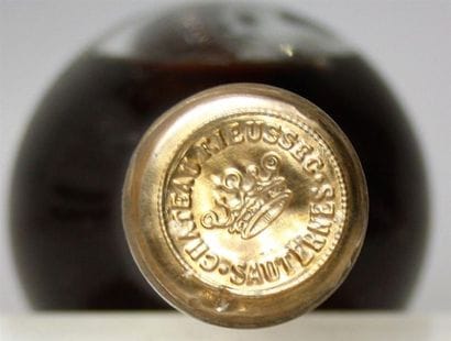 1 bouteille CHÂTEAU RIEUSSEC - 1er CC Sauternes...