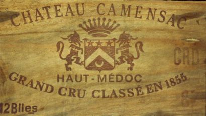 12 bouteilles CHÂTEAU CAMENSAC -Haut Médoc...