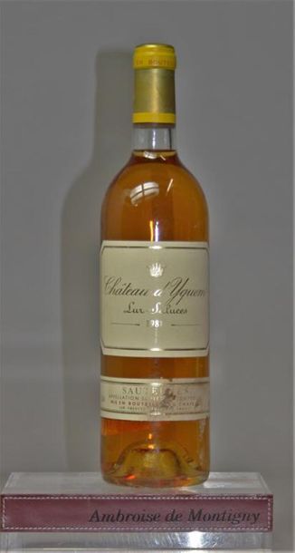 1 bouteille CHÂTEAU D'YQUEM - 1er GC supérieur...