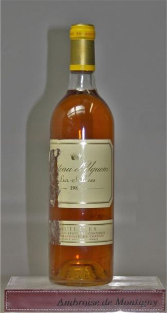 1 bouteille CHÂTEAU D'YQUEM - 1er GC supérieur...