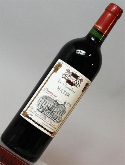 12 bouteilles LE CHEVALIER MEYER - BORDEAUX...