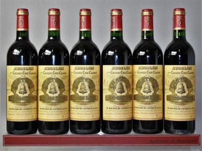 6 bouteilles CHÂTEAU ANGÉLUS - 1er GCC St...