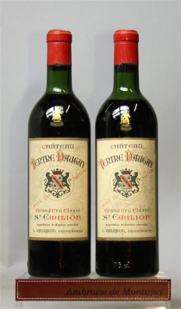 2 bouteilles CHÂTEAU TERTRE DAUGAY - St....
