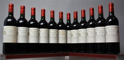 12 bouteilles CHÂTEAU CHEVAL BLANC - 1er...