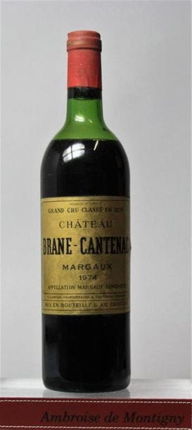 1 bouteille CHÂTEAU BRANE CANTENAC - 2é GCC...