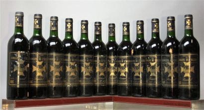 12 bouteilles DOMAINE DE L'EGLISE - Pomerol...