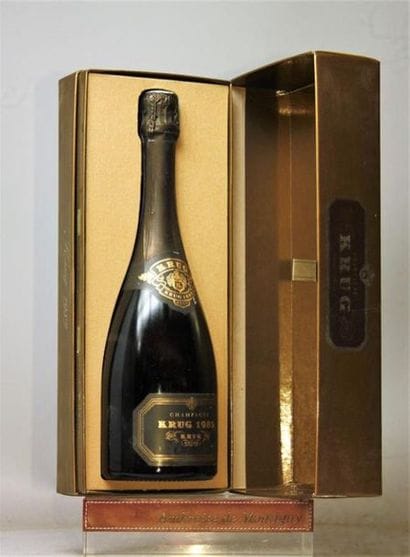 1 bouteille CHAMPAGNE KRUG 1989.
Coffret...