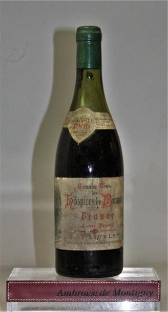 1 bouteille BEAUNE des HOSPICES DE BEAUNE...