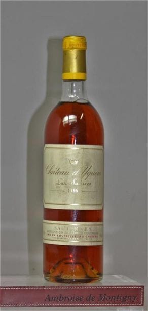 1 bouteille CHÂTEAU D'YQUEM - 1er GC supérieur...