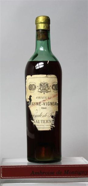 1 bouteille CHÂTEAU RAYNE VIGNEAU - 1er CC...