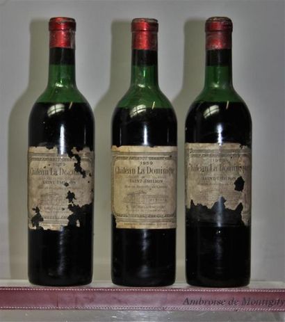 3 bouteilles CHÂTEAU LA DOMINIQUE - St. Emilion...