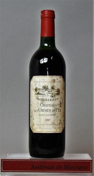 LOT DE 5 VINS ROUGES DE BORDEAUX DIVERS :
-...