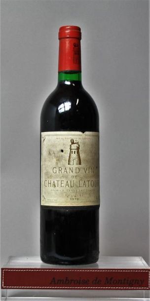 1 bouteille CHÂTEAU LATOUR - 1er GCC Pauillac...