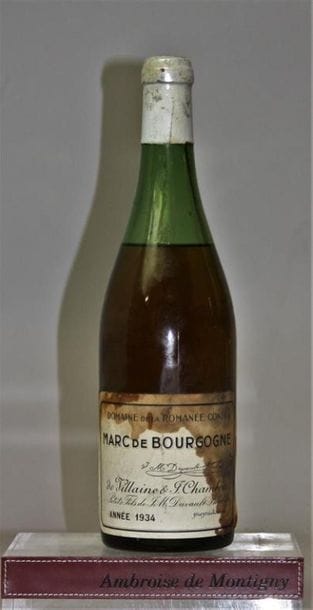 1 bouteille MARC DE BOURGOGNE DOMAINE DE...