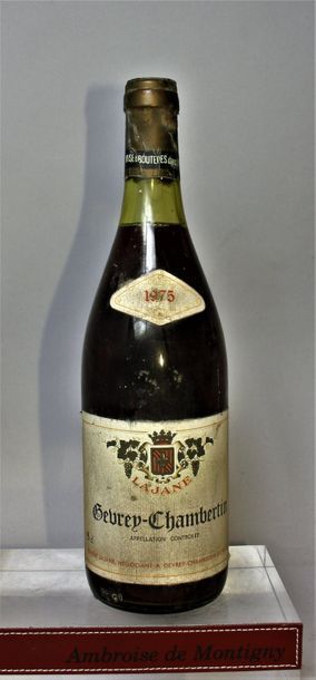 1 bouteille GEVREY CHAMBERTIN - R. LAJANE...