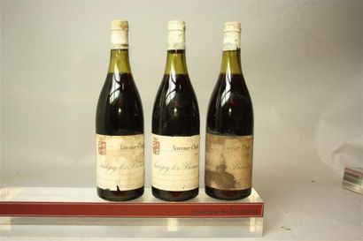 3 bouteilles SAVIGNY LES BEAUNE - SAVOUR...