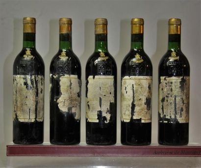 5 bouteilles CHÂTEAU PICHON COMTESSE DE LALANDE...