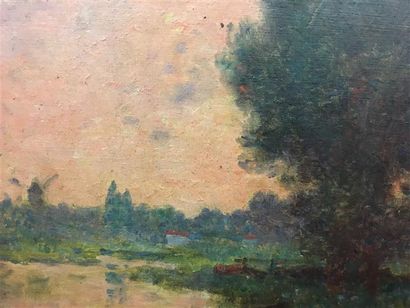 Ferdinand du PUIGAUDEAU (1864-1930).
Paysage...
