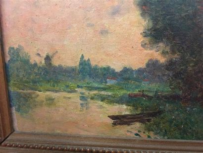 Ferdinand du PUIGAUDEAU (1864-1930).
Paysage...