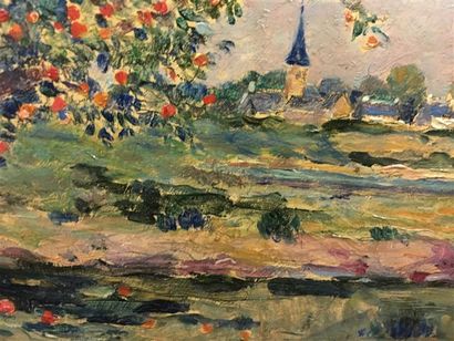 Ferdinand du PUIGAUDEAU (1864-1930).
Le pommier...